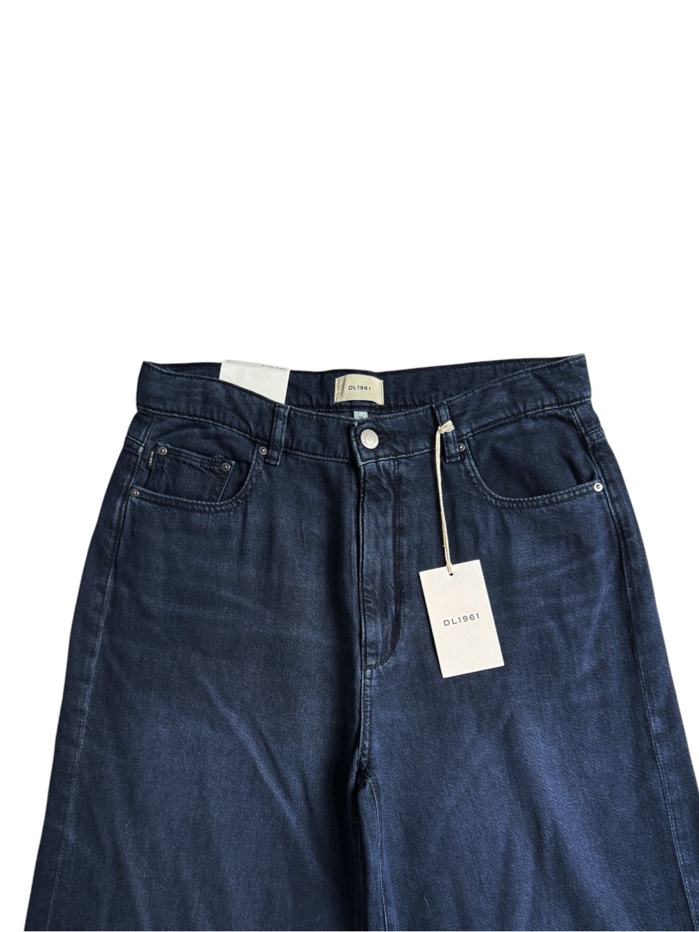 DL1961 Hepburn Wide Leg High Rise Vintage 32" Jeans | 30 NWT - Picture 5 of 13